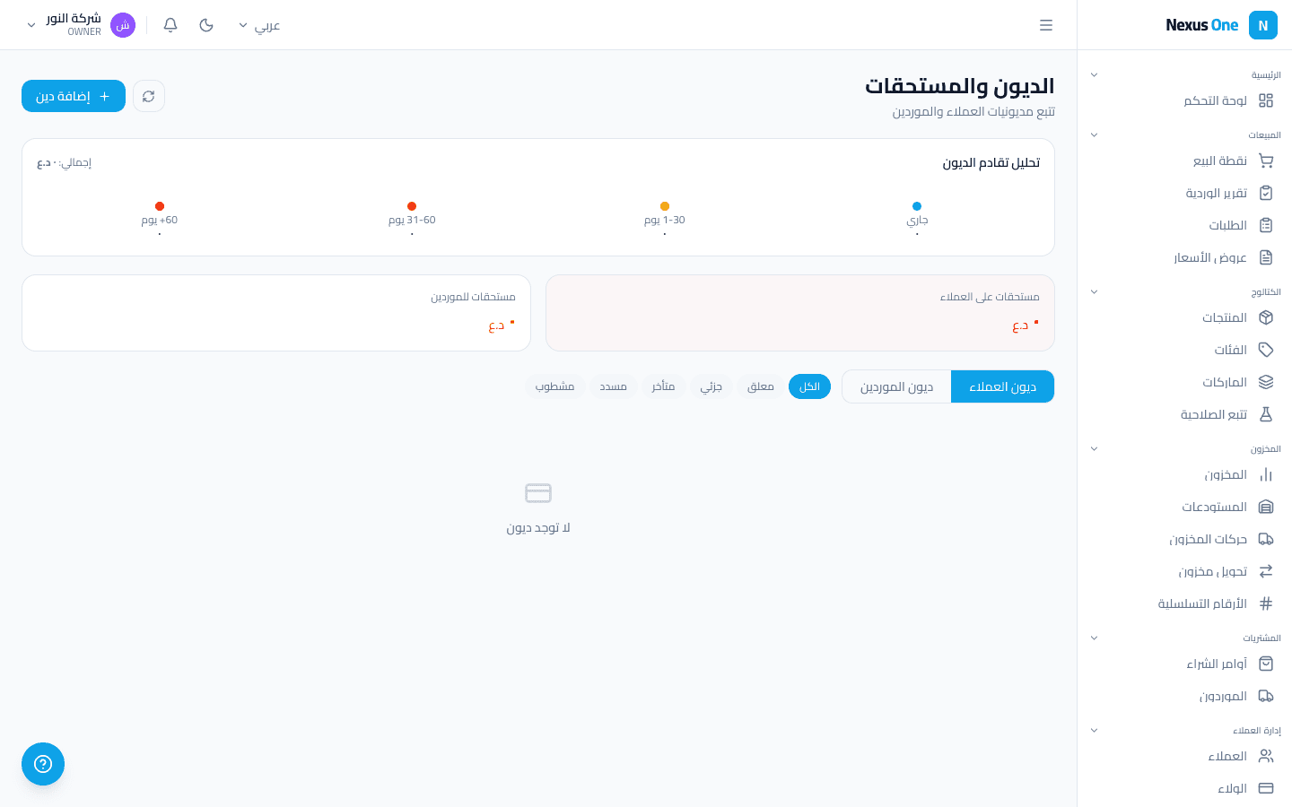 المالية والديون